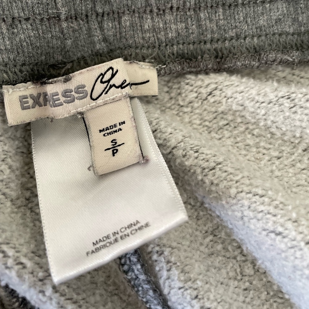 Express Women’s Gray Drawstring Lounge Jogger Sweatpants - Picture 3 of 3